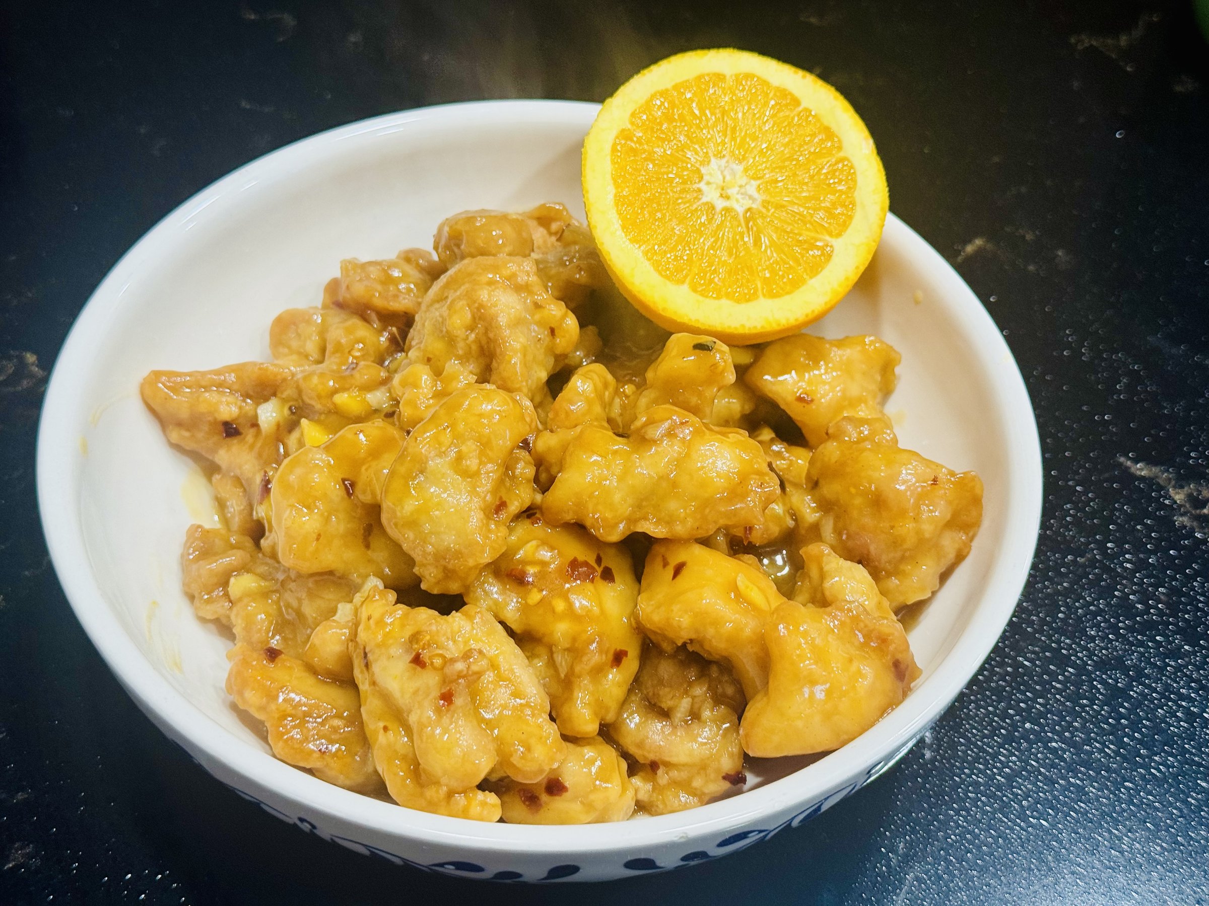 Orange Chicken & Orange Tofu